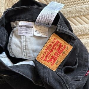 Levi's Charcoal Denim Pants